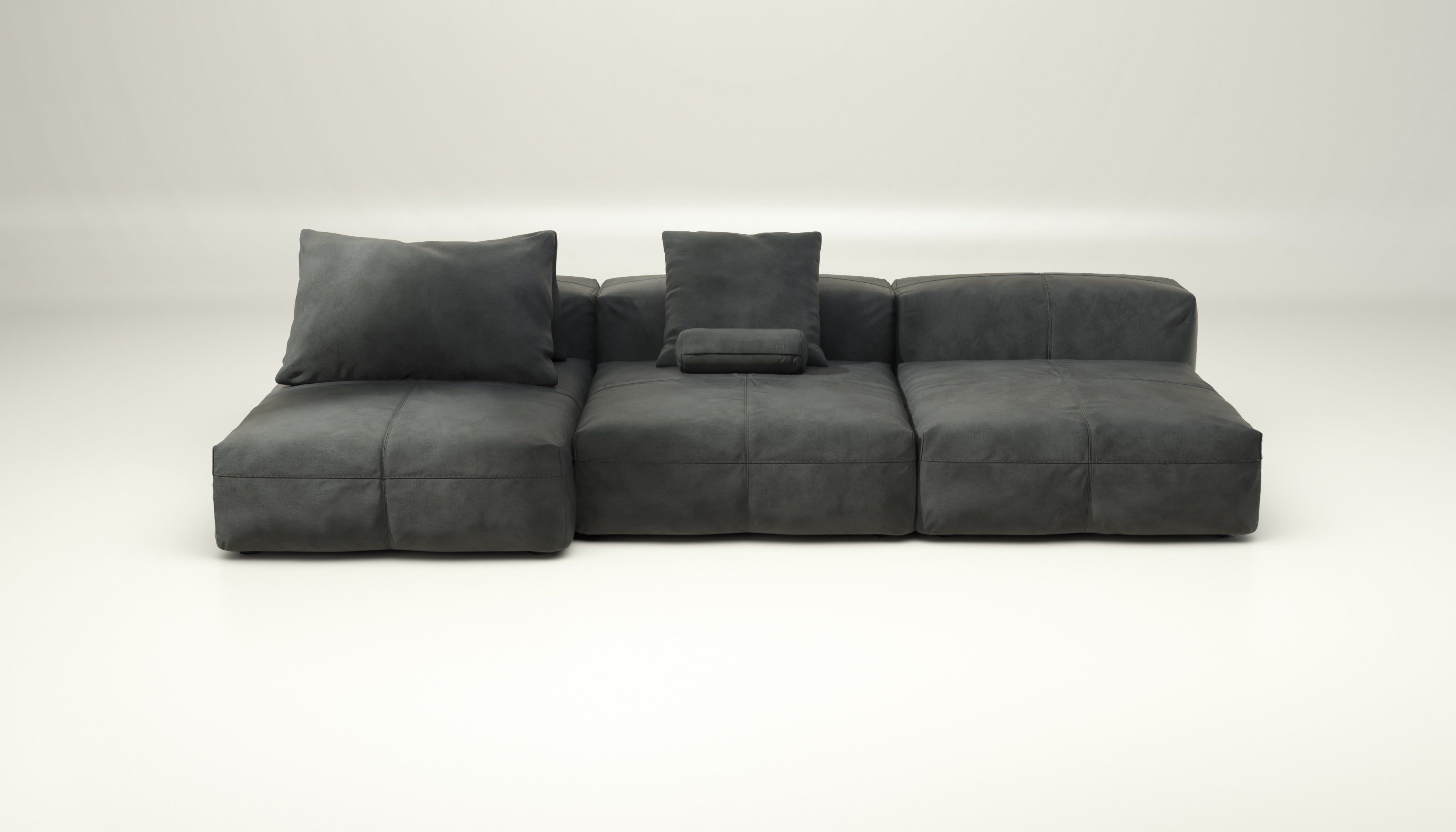 Модульный кожаный диван с полуостровом vetsak Leather ARCH-00143934 - Вид №8