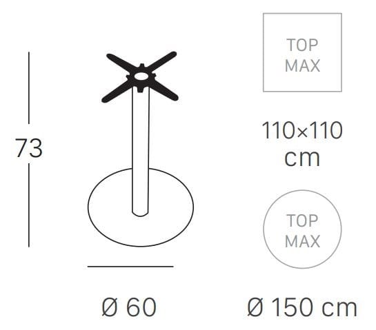 Большой круглый стол для контракта S-CAB Tiffany ARCH-00079870 - Вид №1