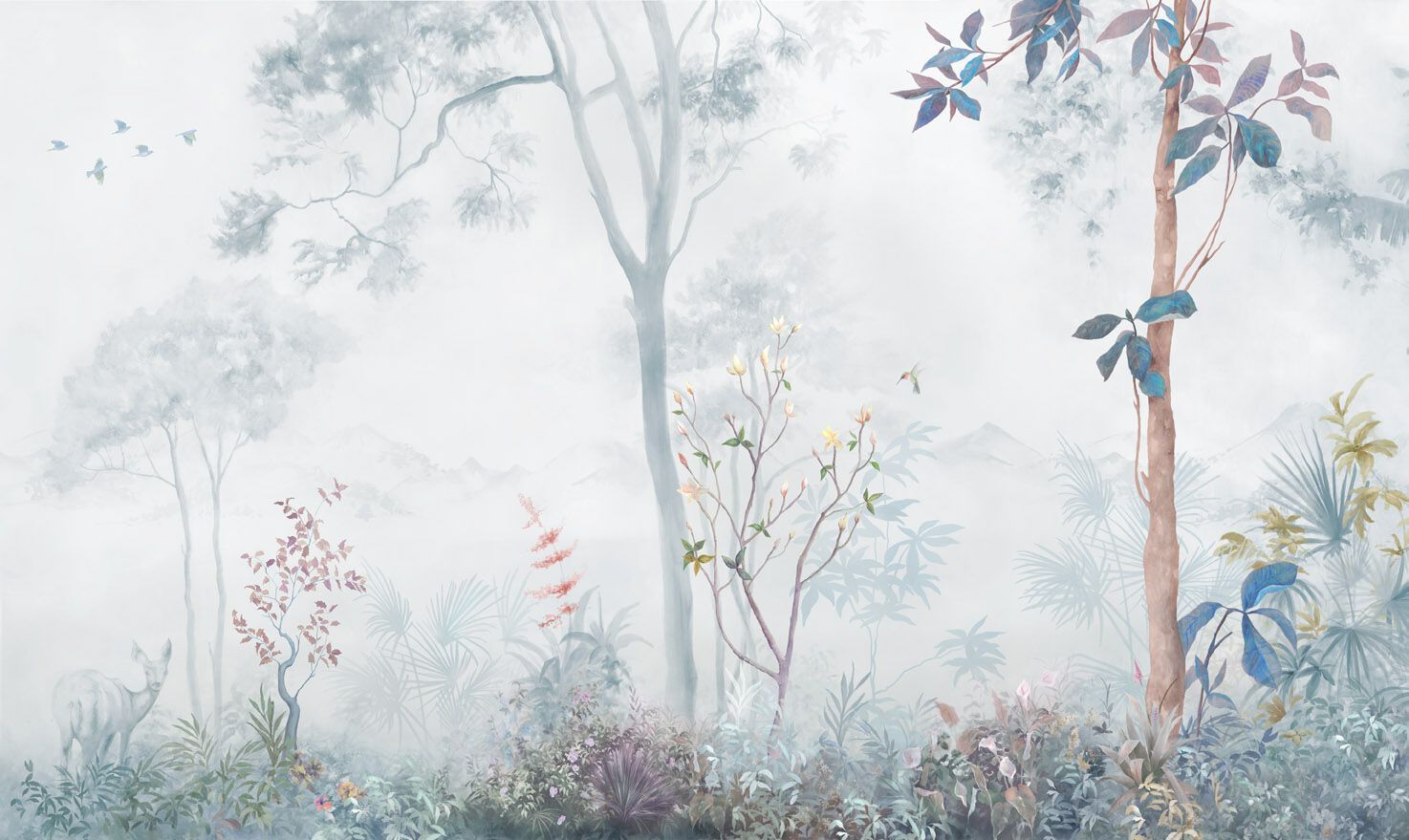 Обои с цветочными мотивами Jannelli&Volpi SHADOWS 1 ARCH-00023293 - Вид №1