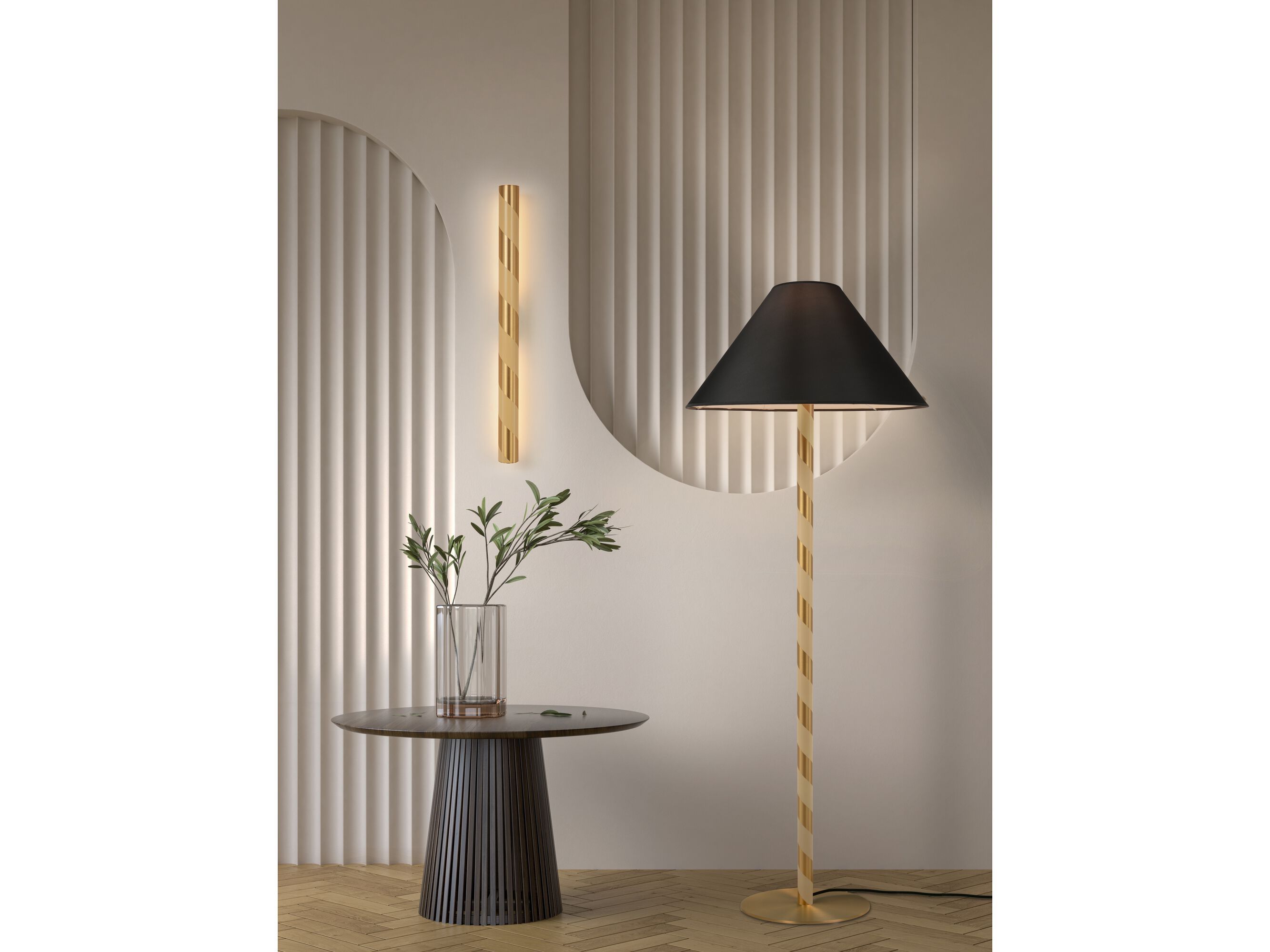 Латунь светодиодный торшер CVL Luminaires Candy ARCH-00039730 - Вид №2