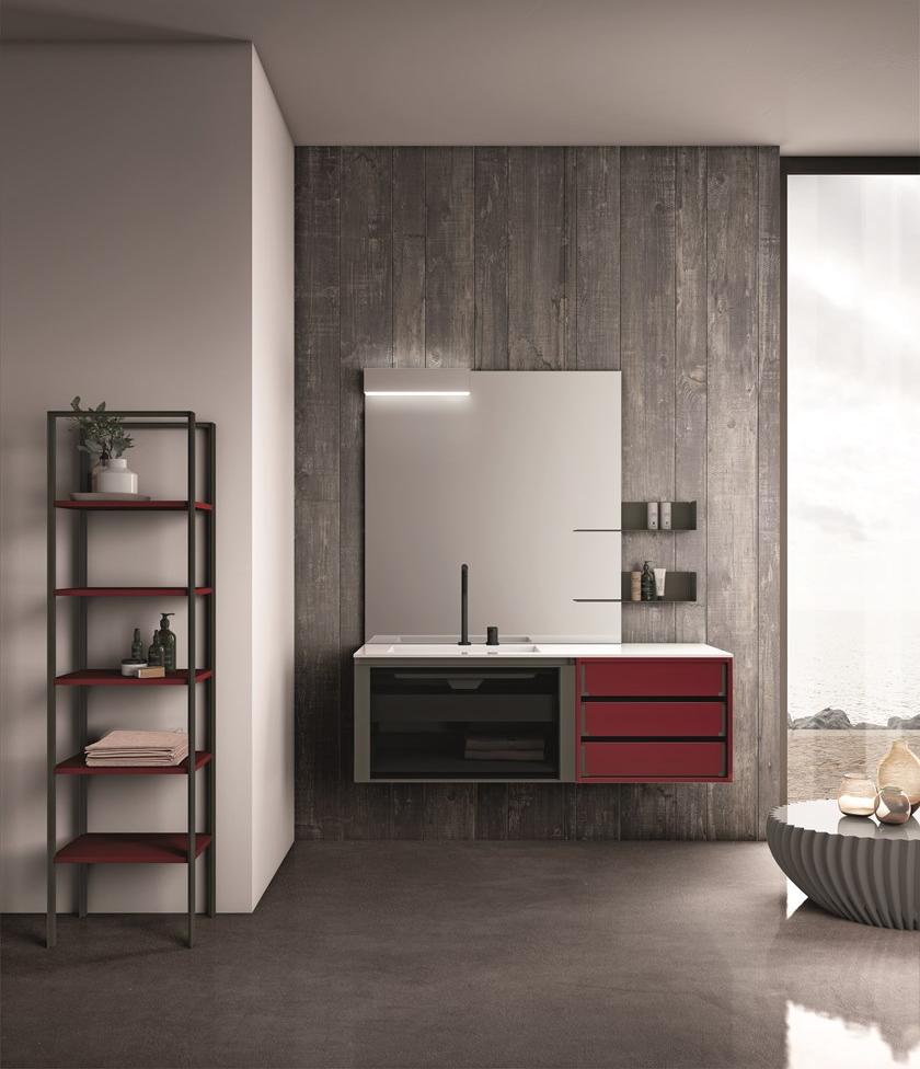 Cerasa Подвесной туалетный столик с ящиками, лакированный Segno sun-id-1470646 - Вид №2