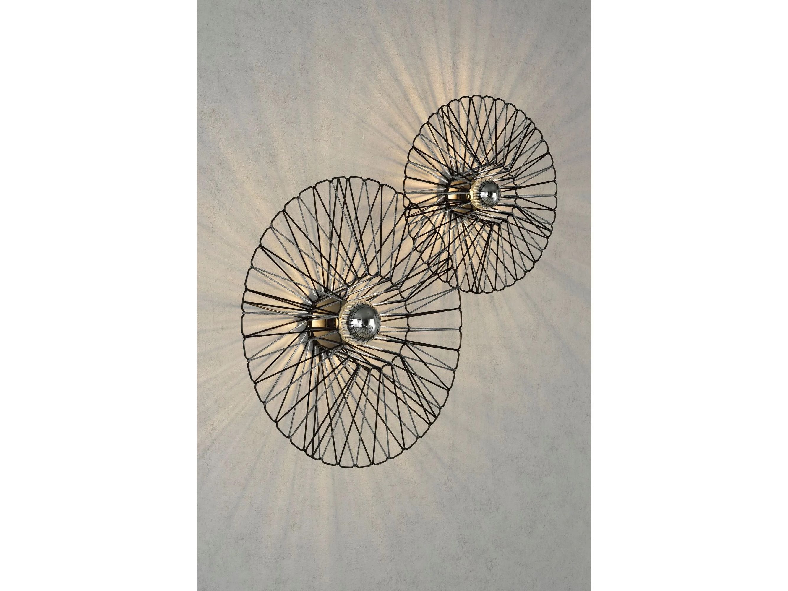 Настенный светильник / потолочный светильник из веревки и металла Olé Lighting Bimba ARCH-00072242 - Вид №4