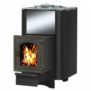 Печь для бани на дровах Везувий Сенсация 16 Антрацит (ДТ-4С)