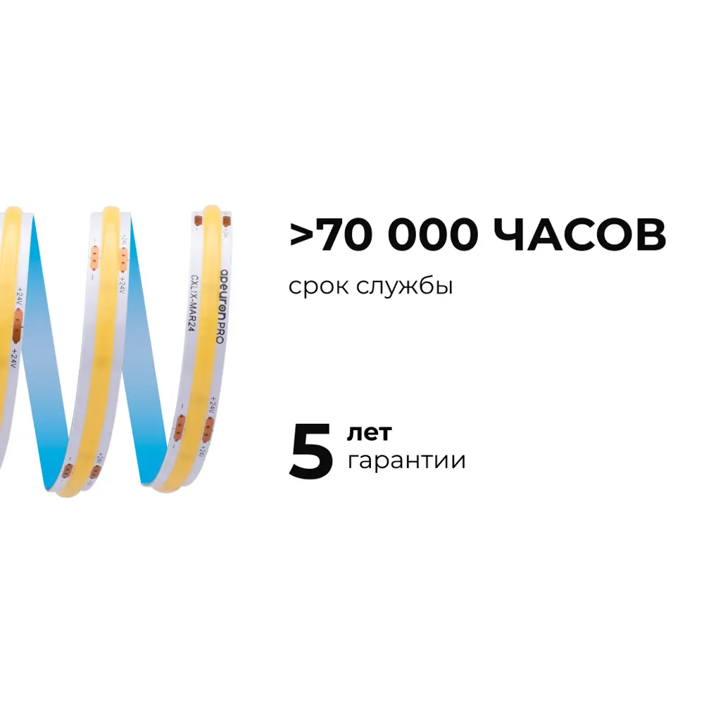 Светодиодная лента APEYRON для контурного освещения интерьера 89437756 STLM-1581570 - Вид №7