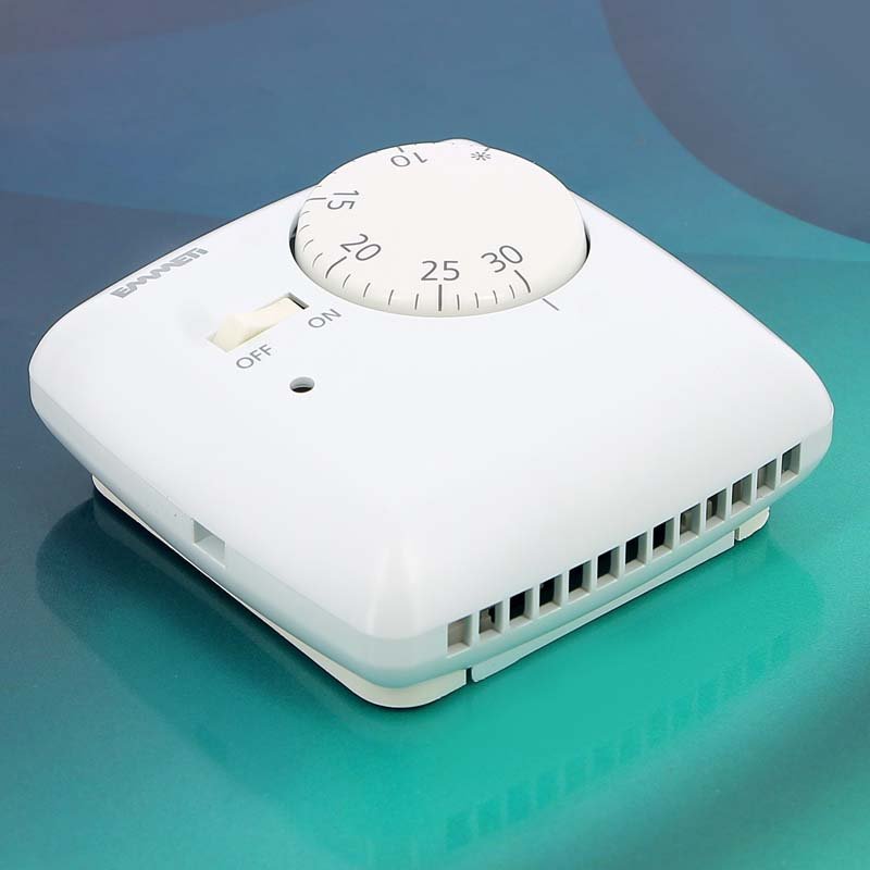 Термостат комнатный EMMETI "TERMEC" (10А, 230В), с независимым выключателем 2001016 - Вид №1