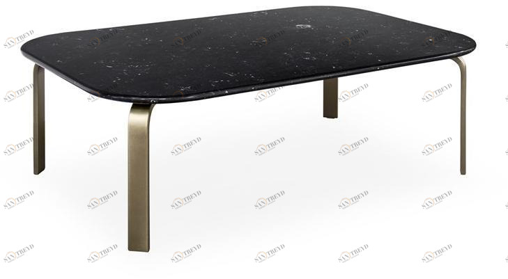 Formitalia Журнальный столик из мрамора black marquina Opium sun-id-1413473