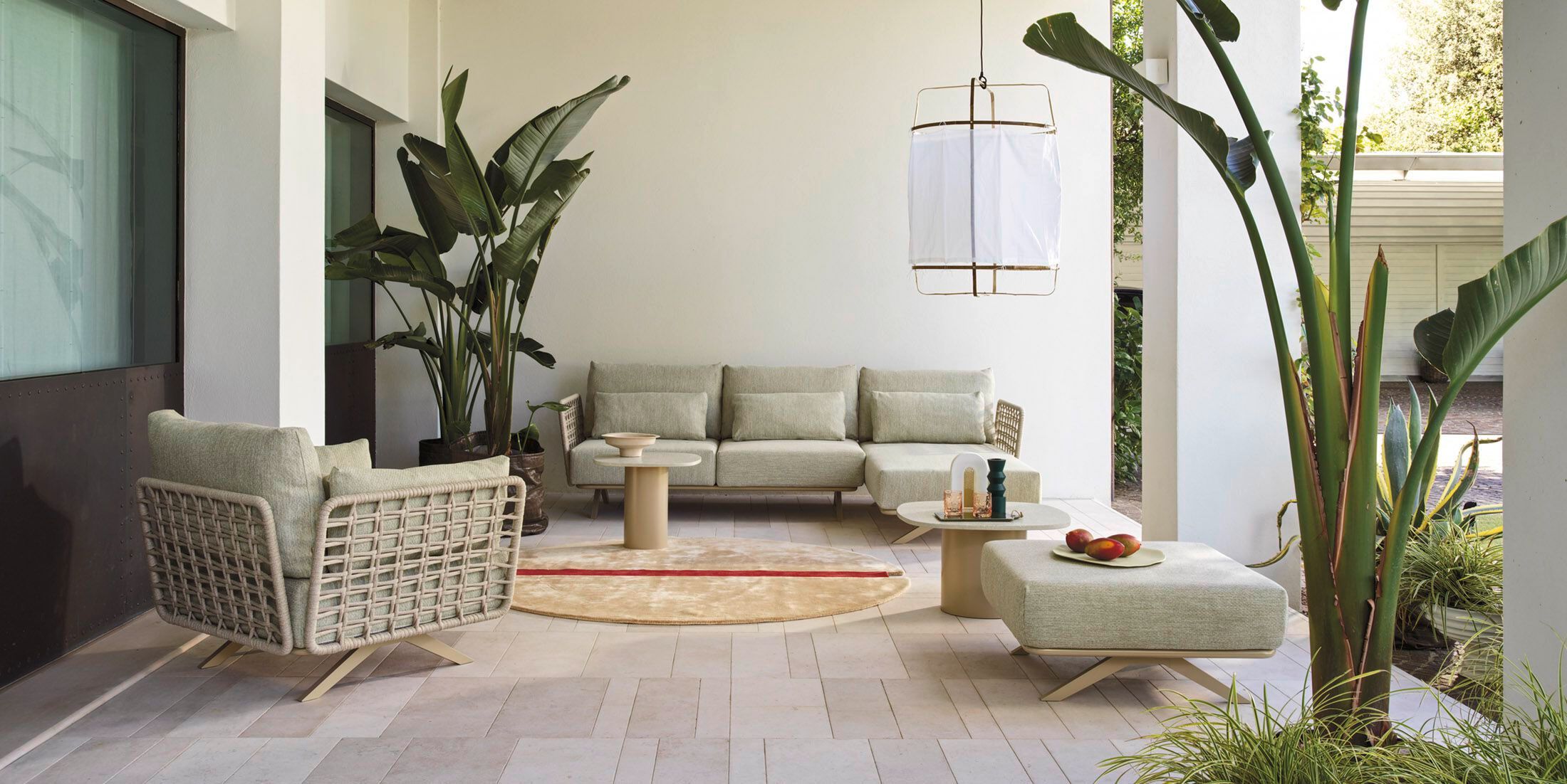 Плетеное кресло с полиэфирной веревкой и подлокотниками Roberti Armàn ARCH-00111387 - Вид №3