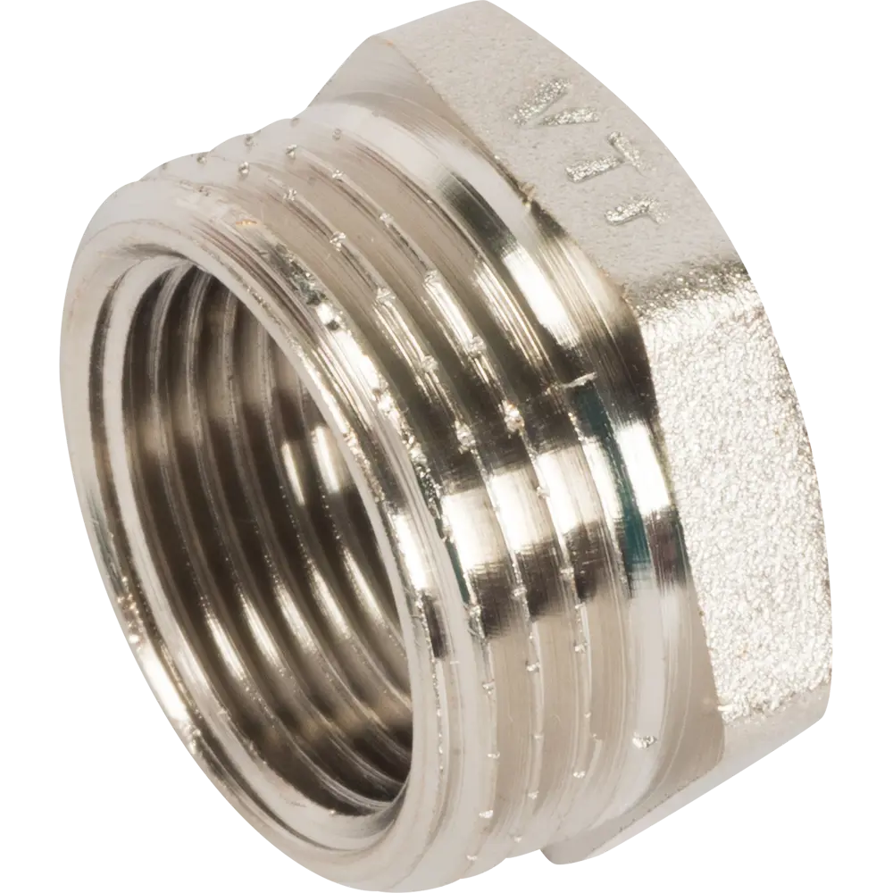 Футорка Valtec наружная-внутренняя резьба 1"х3/4" никелированная латунь 10511939 STLM-2039204 