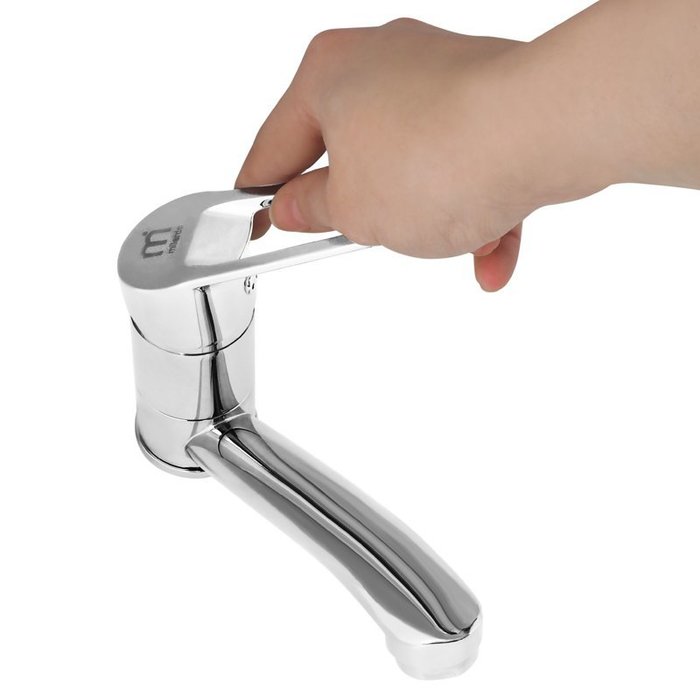 AMUSBR0M01 Milardo Amur Смеситель для умывальника с поворотным изливом Amur Россия - Вид №3