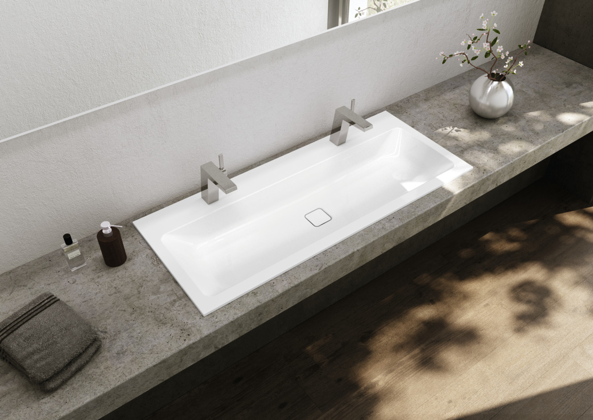 Умывальник KALDEWEI Сталь эмалированная 3080 453 холодный серый 30 30803319453 - Вид №6