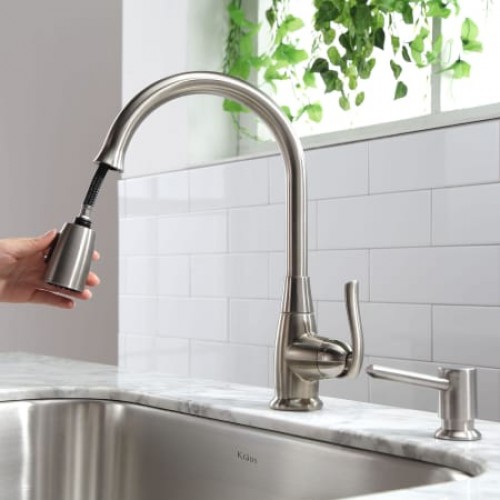 Кухонные смесители KPF-2230ORB латунь krausru  - Вид №2