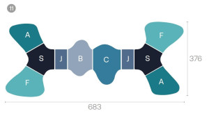 Состав пуфиков с электрическими розетками
