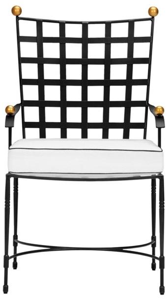 JANUS et Cie Садовый стул из нержавеющей стали с подлокотниками Amalfi sun-id-1377653 - Вид №4