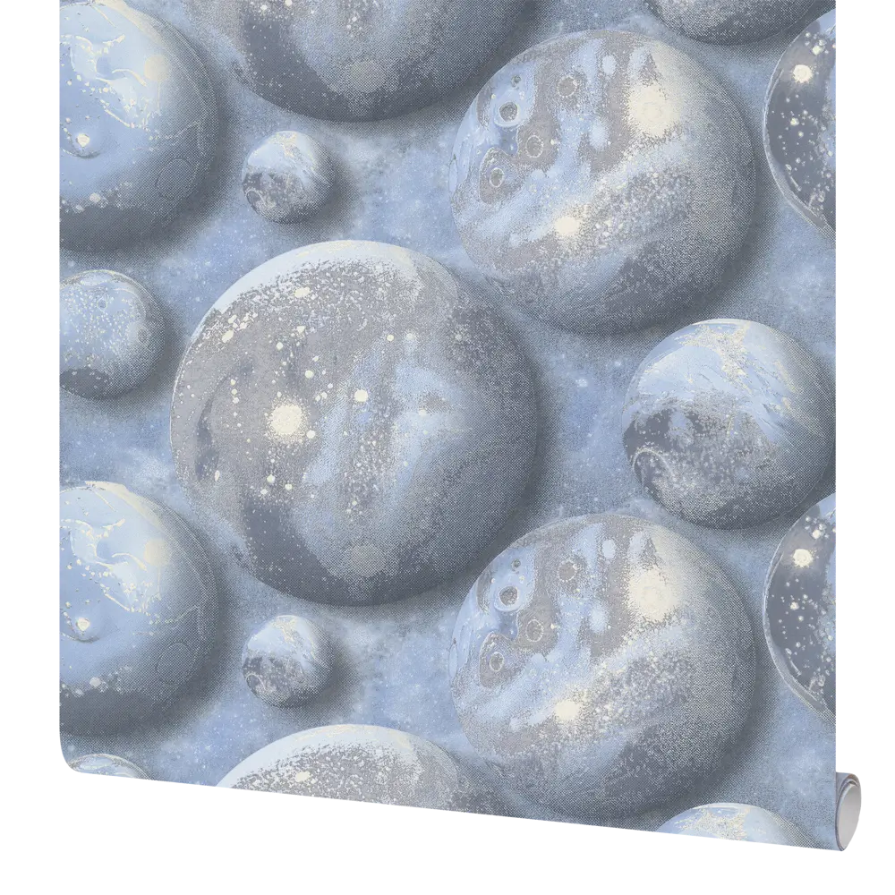 Обои флизелиновые Walldecor Exclusive Космо синие 1.06 м 35079-64 89401944 STLM-2115927