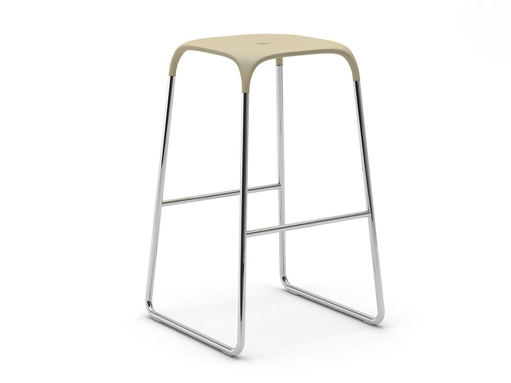 Высокий стальной табурет с подставкой для ног Infiniti BOBO STOOL ARCH-00142798 - Вид №1