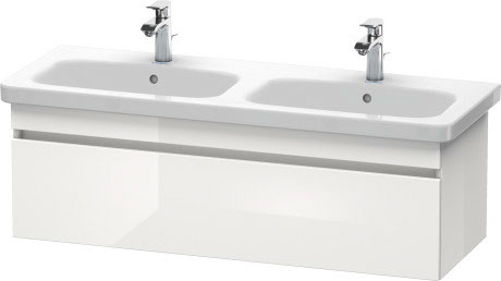 DS639802222 DuraStyle Тумбочка подвесная Белый глянцевый декор Duravit - Вид №2