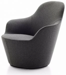 B&B Italia Кресло из ткани с подлокотниками Harbor Ha80b