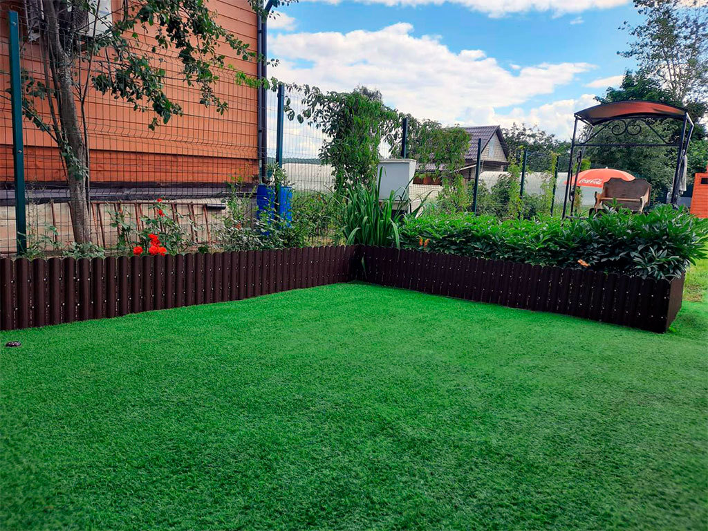 Штакетник пластиковый хаки RAL 6005 ГеоПластБорд GPBST-162 - Вид №4