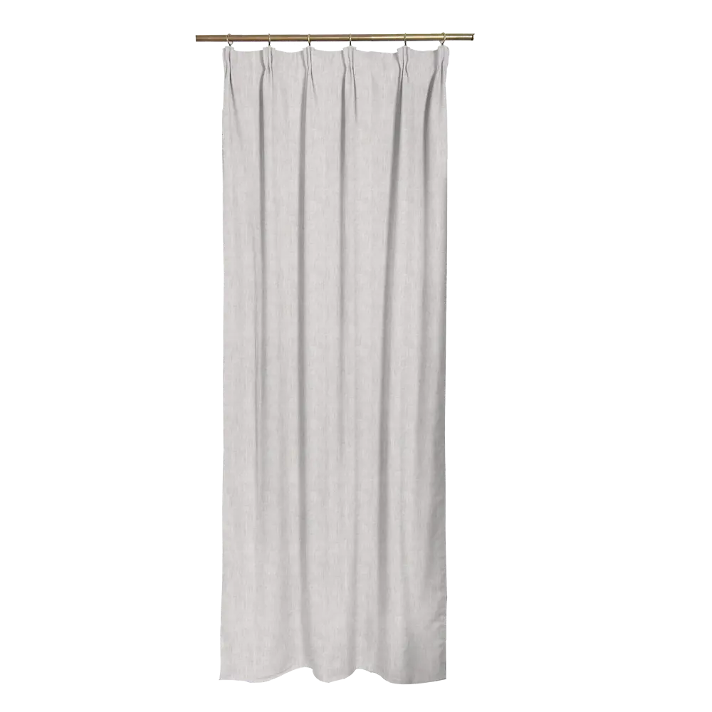 Штора на ленте Evette 140x280 см цвет серый 83407018 STLM-2151358 INSPIRE 