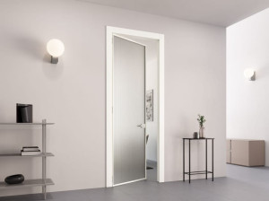 Хрустальная распашная дверь