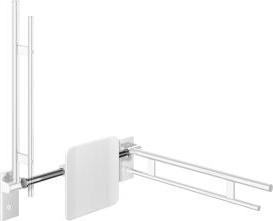 900.50.14740 Двойной шарнирный опорный рельс, конструкция a HEWI Stützen  - Вид №16