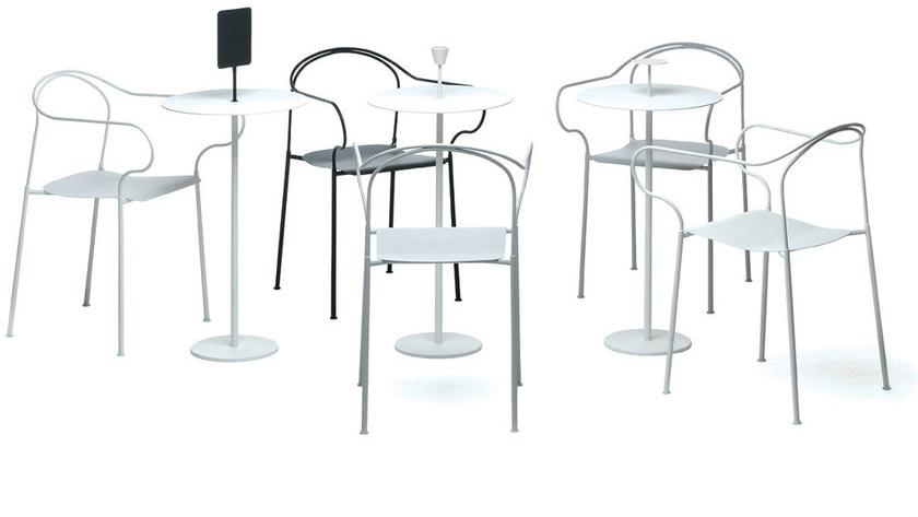 Nola Industrier Круглый высокий стол из стали Kyparn sun-id-1464896 - Вид №2