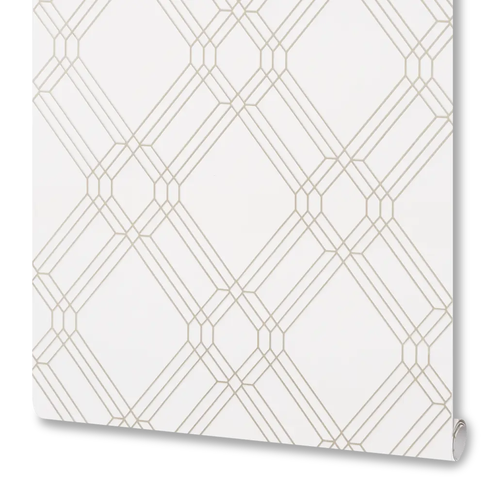 Обои флизелиновые Grandecolife Lattice бежевые 0.53 м 150601 82401151 STLM-2066512