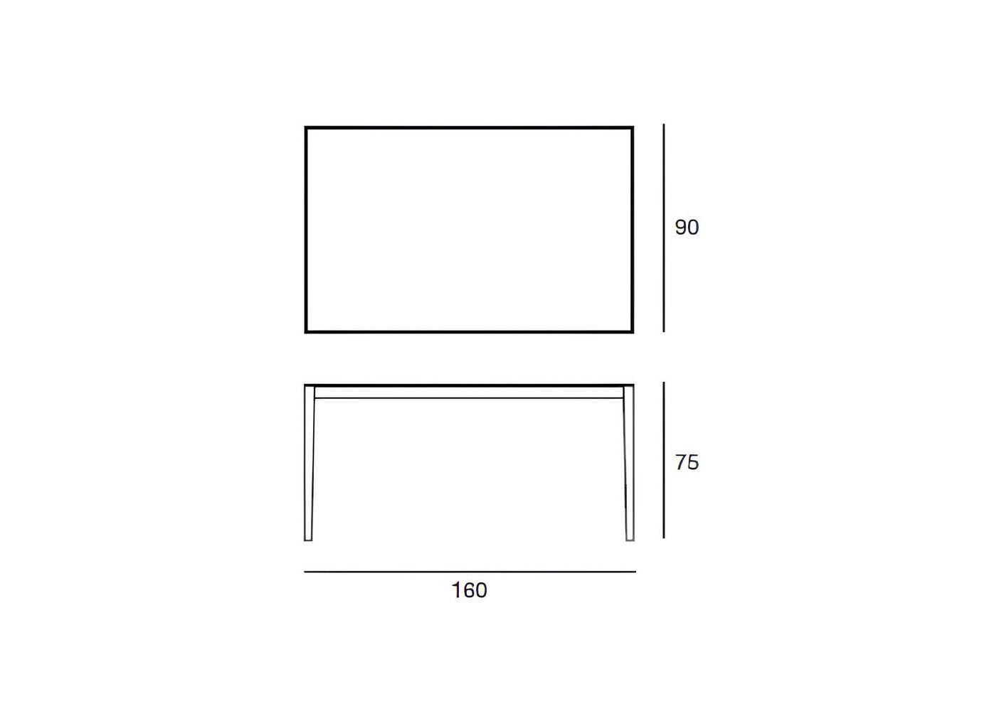 Фиксированный прямоугольный обеденный стол Pacini & Cappellini ARCH-00090346 - Вид №3