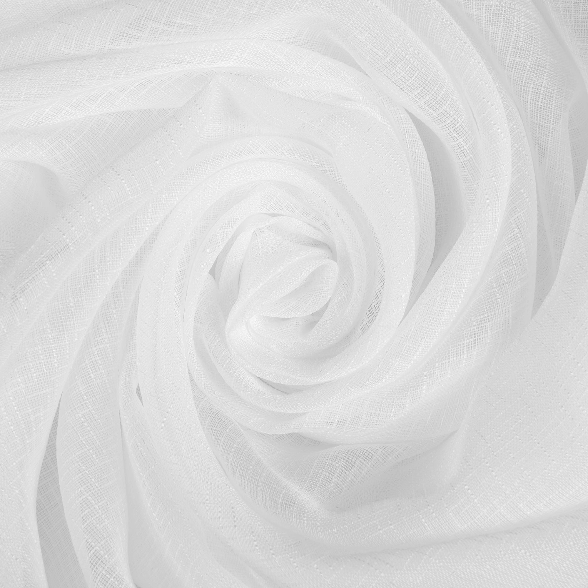 TEX REPUBLIC Тюль лен белый неоклассика для спальни и гостиной 16280414 STLM-0006768