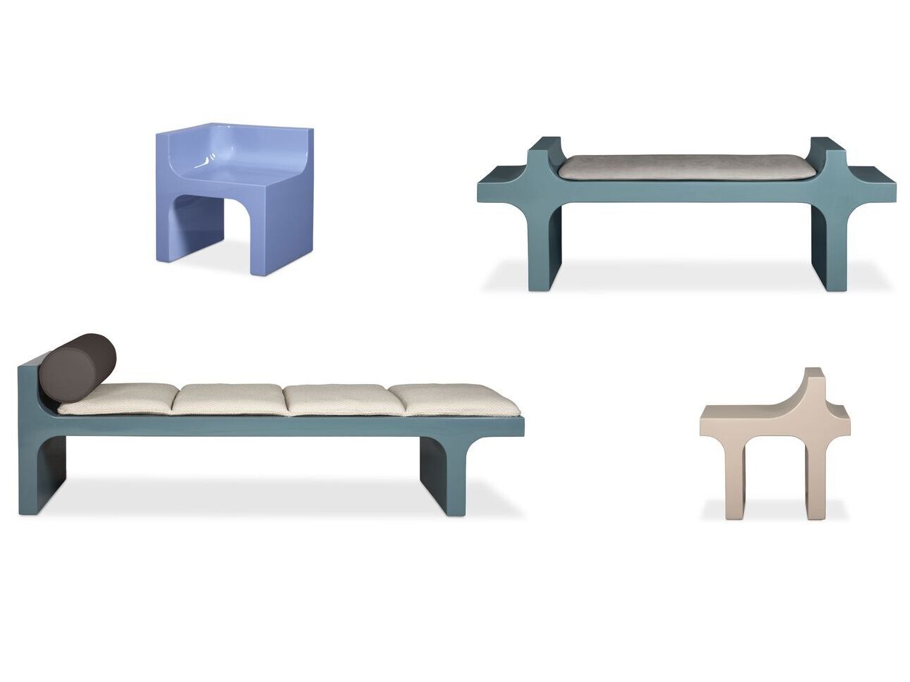 Скамья из Полимекса® Baxter Дхарма ARCH-00101785 - Вид №4