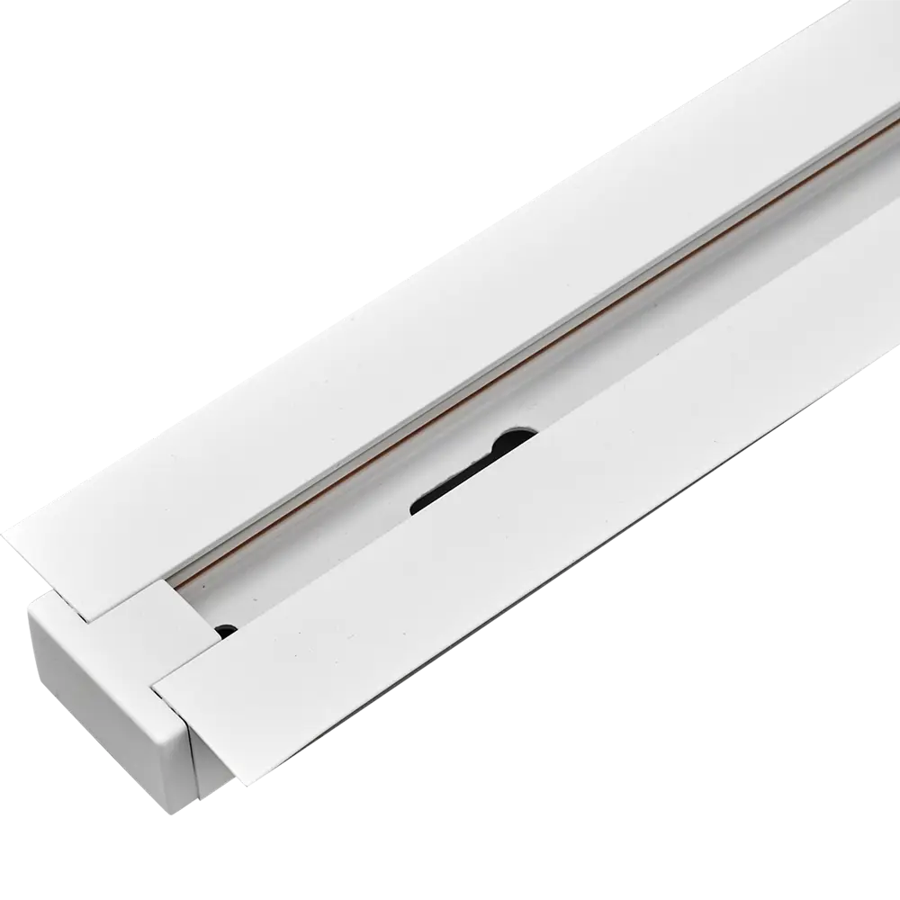 Трековый шинопровод Volpe Q123 1 м цвет белый STLM-2208357 - Вид №3