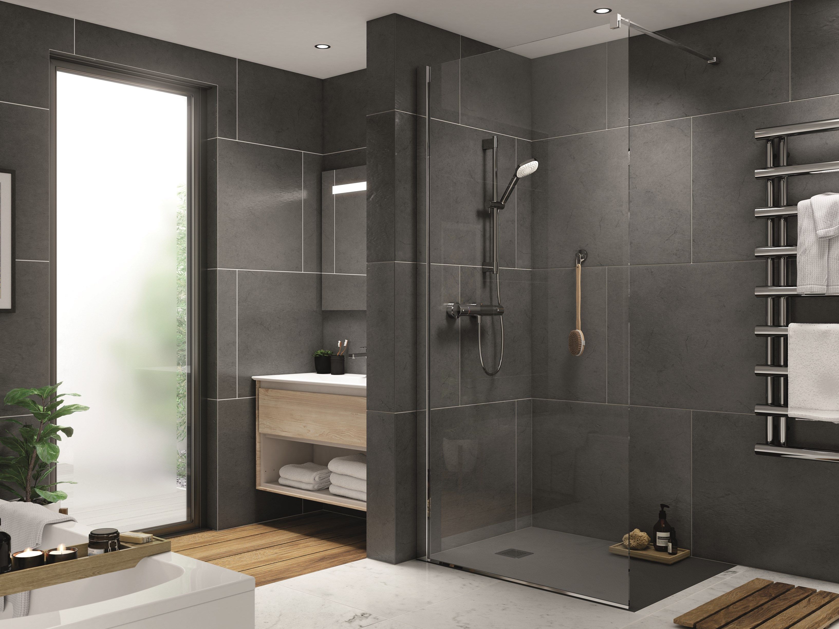 Подъемный стержень с ручным душем Ideal Standard IDEALRAIN ARCH-00078774 - Вид №3