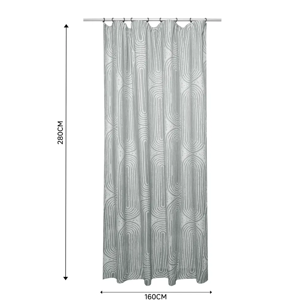 Штора на ленте Inspire Gudar 160x280 см цвет серый 89343157 STLM-2126393  - Вид №2