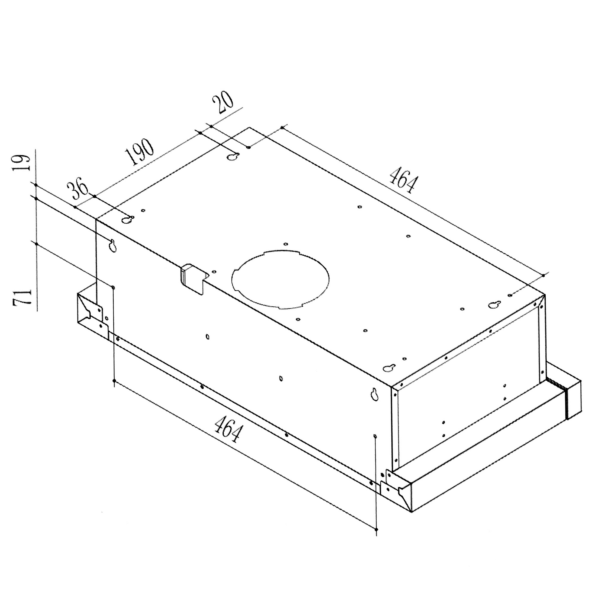 5410168 Вытяжка телескопическая DEXP YT60W белый/белый STDN-0111660 - Вид №12
