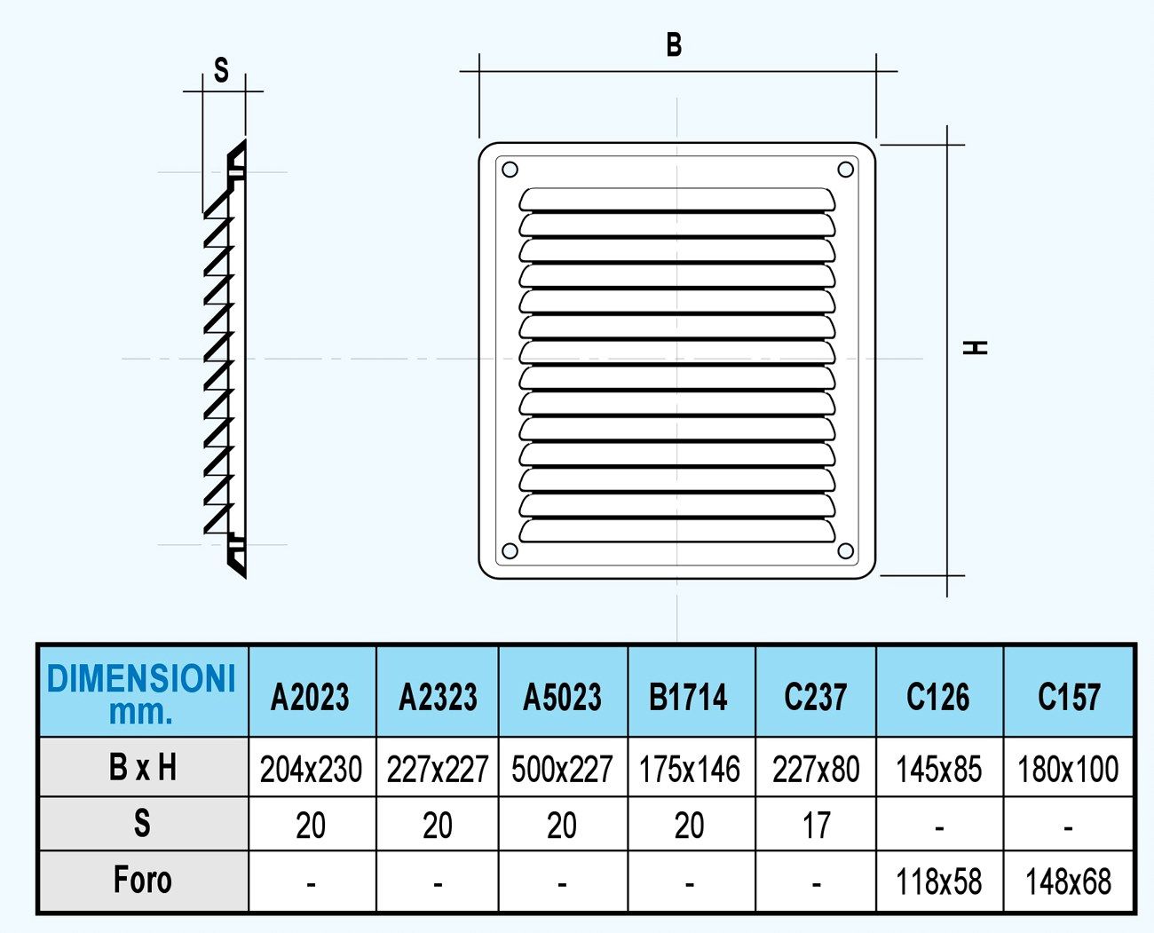 Встраиваемая решетка для прямоугольной трубы First Corporation вентиляция ARCH-00017565 - Вид №3