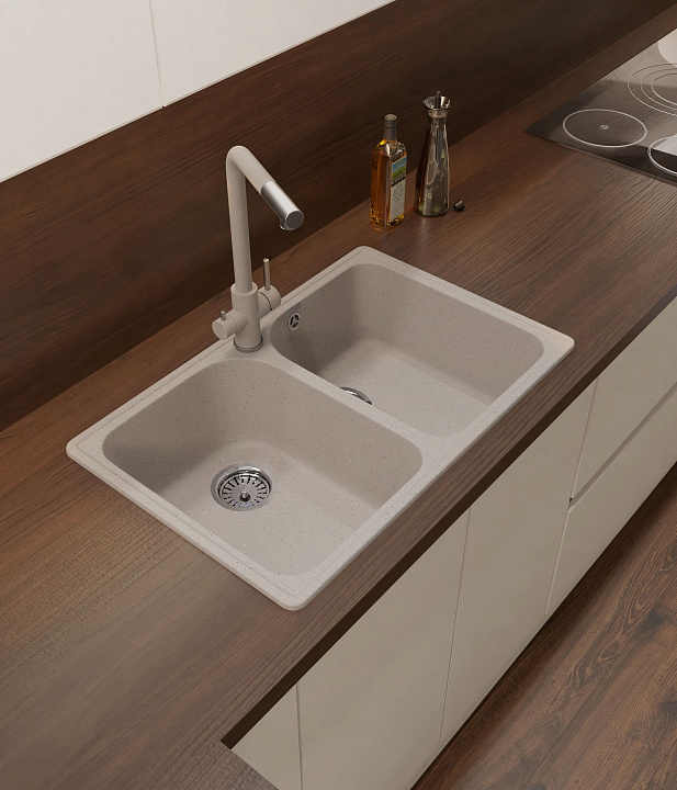 Кухонная мойка 15 GRANFEST QUARZ - Вид №1