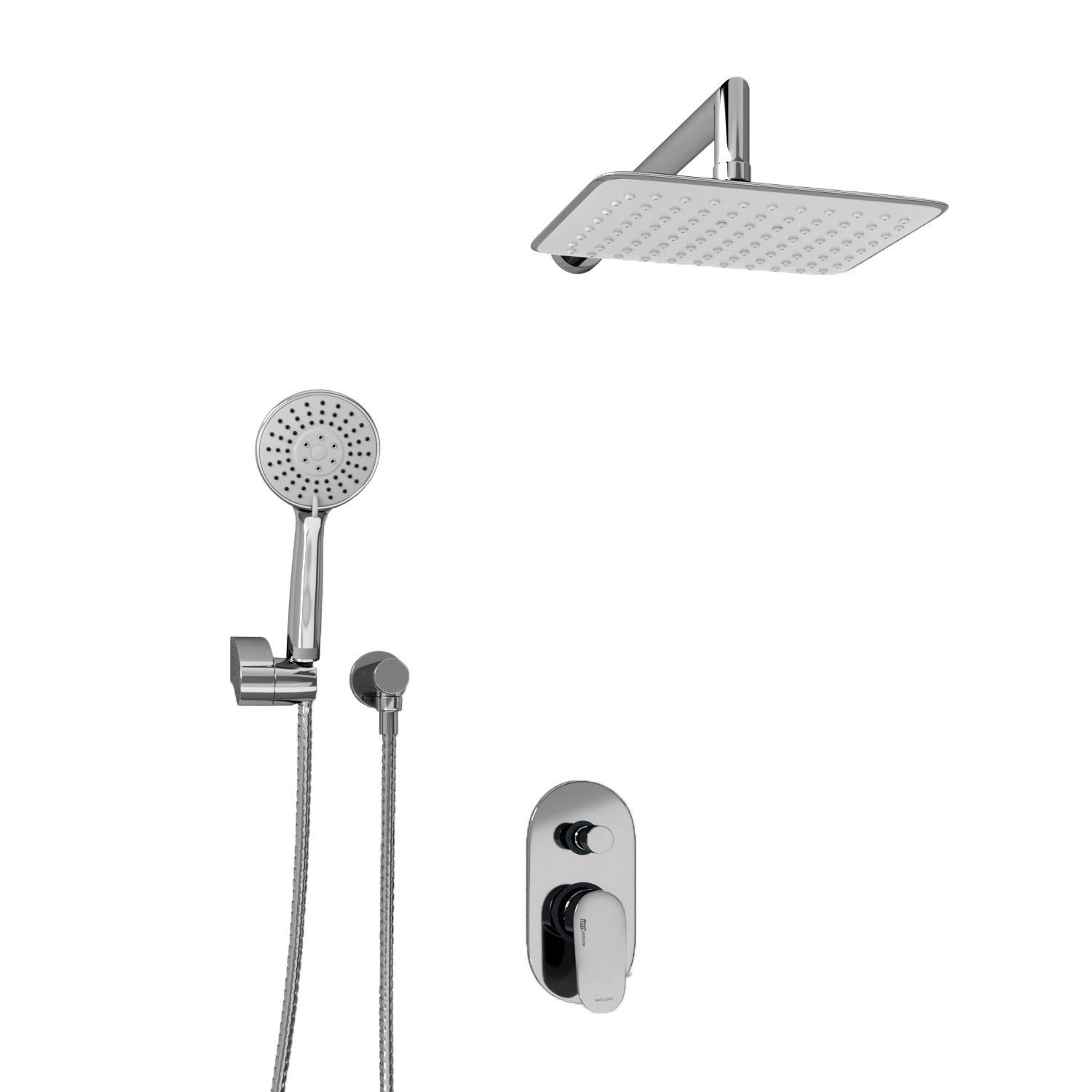 A14031 Встраиваемый комплект для душа с верхней душевой насадкой и лейкой WasserKRAFT  - Вид №1