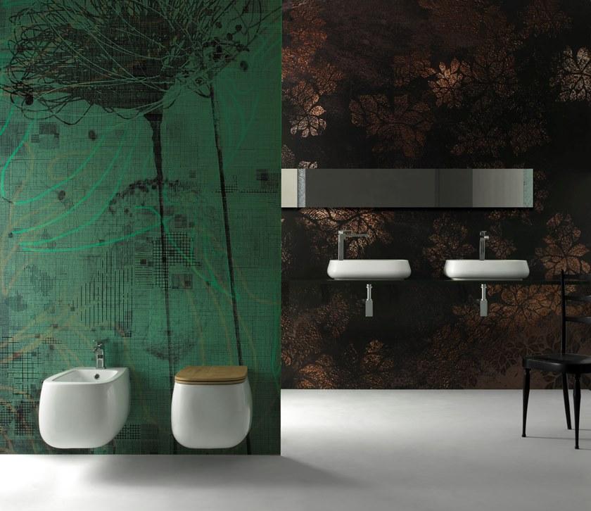 33120101.01 Подвесной унитаз 550х335х450 мм Alice Ceramica Nur безободковый выпуск в стену Белый глянцевый - Вид №11