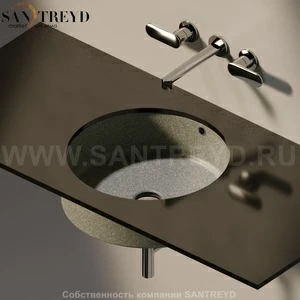 50577037 Накладная раковина под столешницу  круглая Ceramica Flaminia Twin