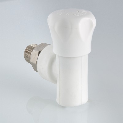 VTp.718.V.02004 Клапан полипропиленовый со сгоном угловой Valtec 20 мм х 1/2"  - Вид №5