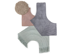 Декоративный элемент шелковой стены