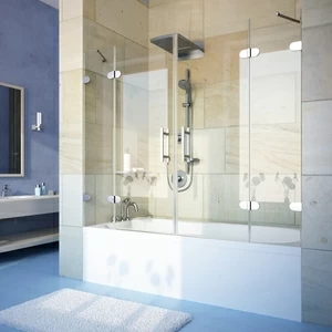 Шторка на ванну 180x150 GV-004 GUTEWETTER LUX PART