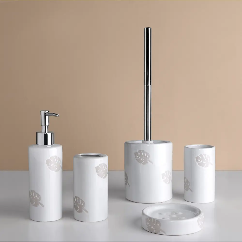 Дозатор для жидкого мыла Lopo цвет бежевый VERRAN STLM-2181313 - Вид №1