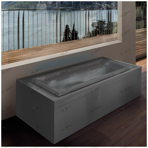 Бассейн Gruppo Treesse Fusion 220 SPA-V8620-SE напольный прямоугольный серый Fusion SPA SPAV8620SE