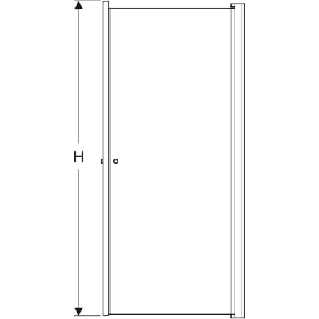 502.002.00.5 Квадратная душевая перегородка IDO Showerama 10-02 Geberit  - Вид №3