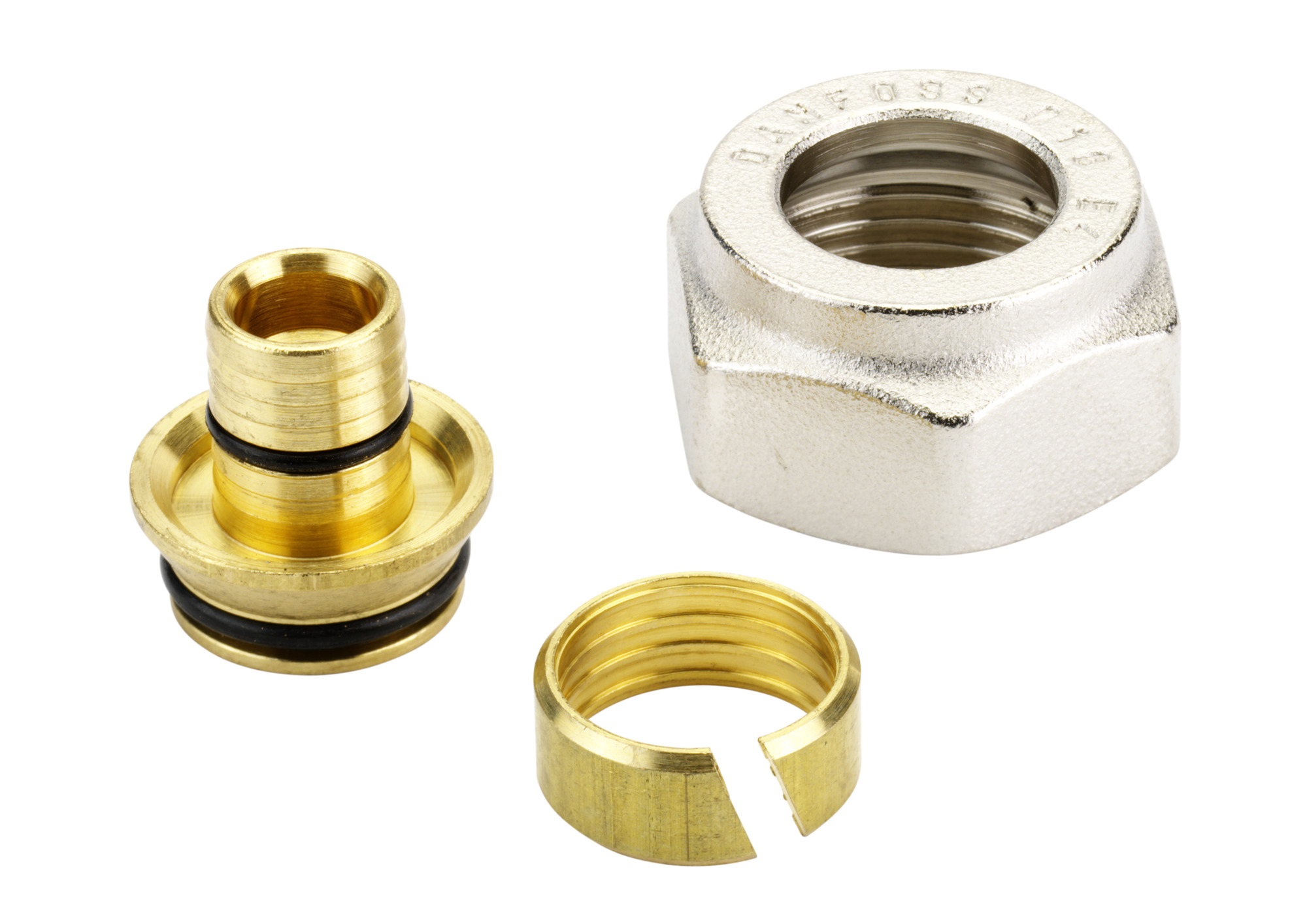 Danfoss Фитинги для полимерных труб (PEX) Уплотн. фитинги PEX 12x2 G3/4'' вн 013G4152  - Вид №22