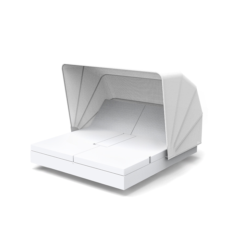 088222 Кровать c 4 наклонными спинками и складным навесом Vondom Vela - Вид №1