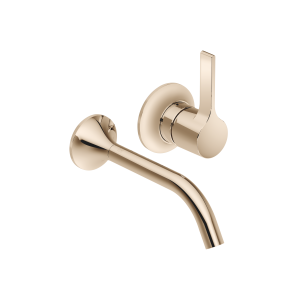 VAIA Смеситель для раковины, однорычажный, настенный, без донного клапана - Шампанское (Золото 22 карата) 36860809-47