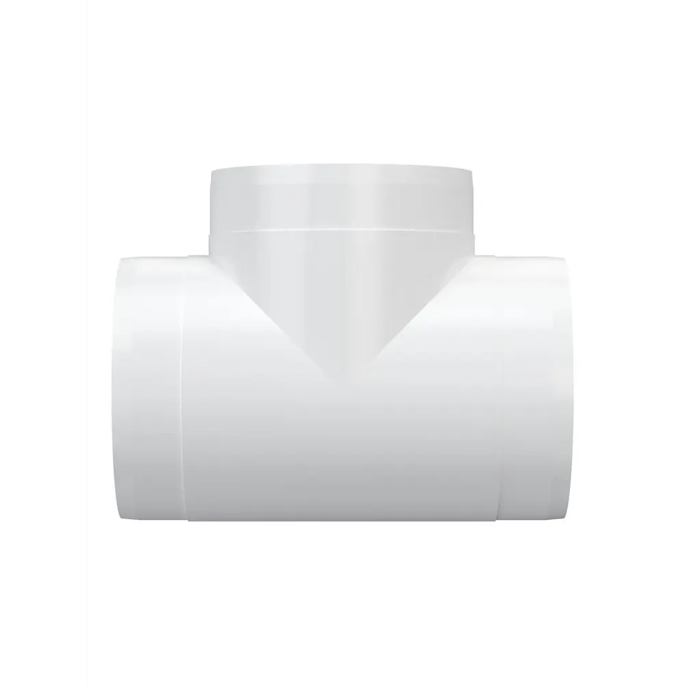 Тройник для круглых воздуховодов Fonet D125 мм пластик STLM-2118871 - Вид №4