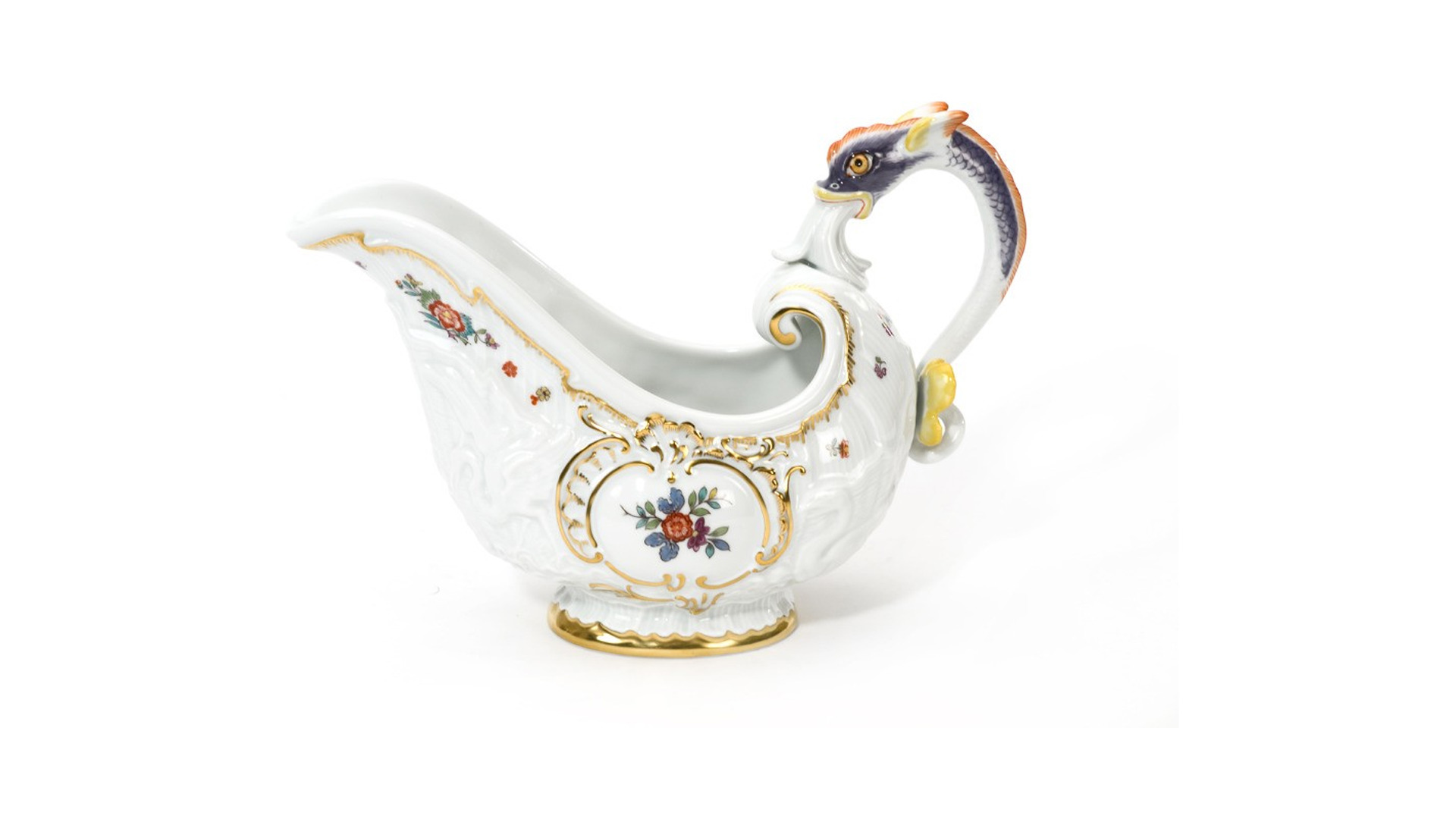 10618739 Meissen Сервиз столовый 6/23 "Лебединый сервиз" (индийские цветы) Фарфор  - Вид №1